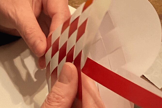 2 Hours Paper Hearts Weaving Activity in Copenhagen - The 2-Hour Paper Heart Lesson, Step by Step in Real Life