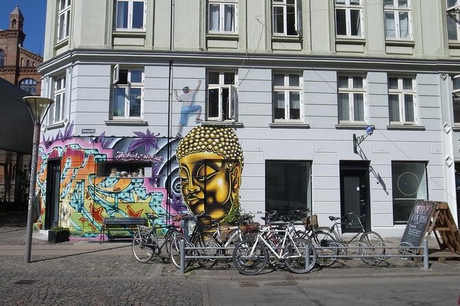 Copenhagen Alternative Private Tour: Vesterbro & Christianshavn - Men’s Home and Maria Church, social support built into the map
