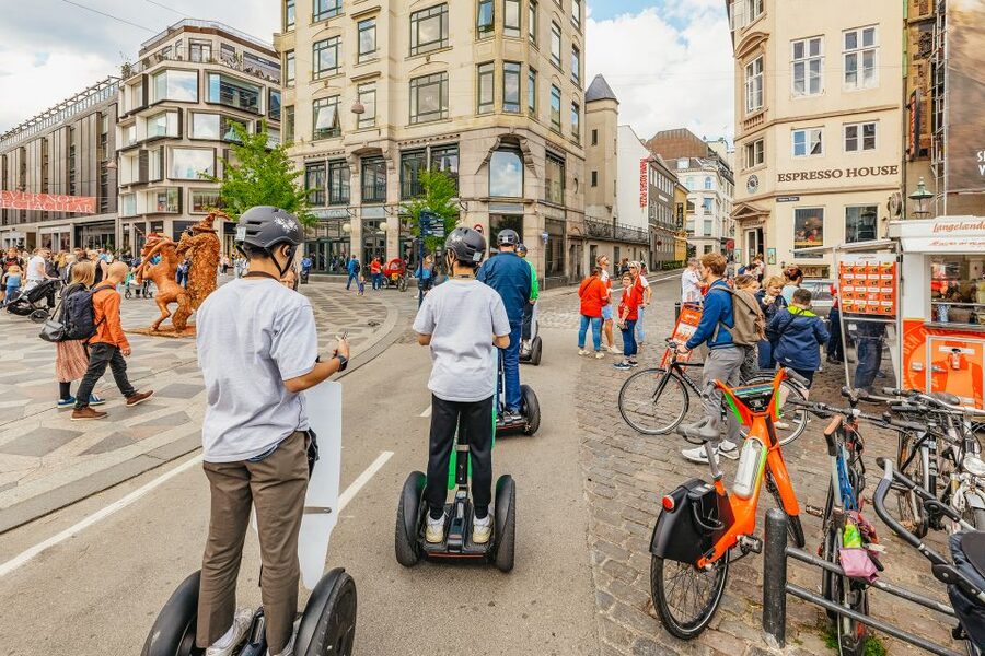 Copenhagen: Guided Segway Tour - Black Diamond, Christiansborg, and Højbro Plads in the 2-hour route