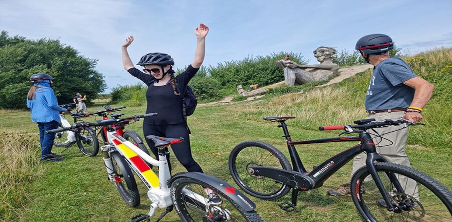 Copenhagen: Private Forgotten Giants E-Bike Treasure Hunt - Albertslund and the final ride (45 minutes): wrap-up with a smile