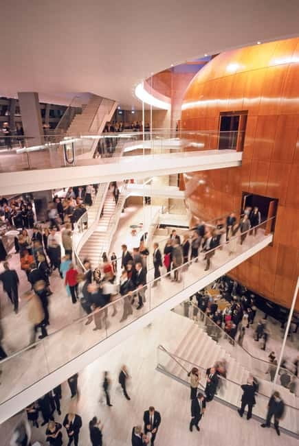 Copenhagen: The Opera House Guided Tour - The foyer experience: overwhelming light, Olafur Eliasson, and the maple shell