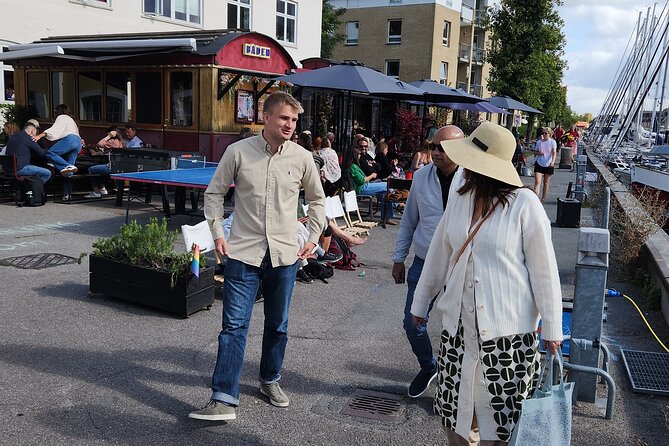 Cph Contast walk with Coffee, Cake & Culture - Wilders Plads at Café Båden: coffee plus hygge on the water