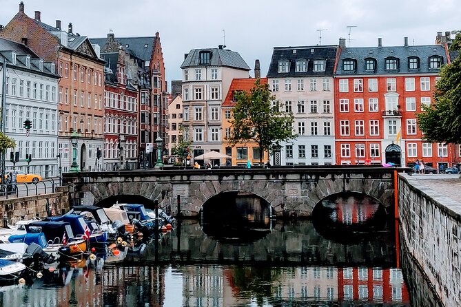 Private Walking Grand Tour of Copenhagen - Amalienborg Palace Museum exterior views and the royal zone feeling