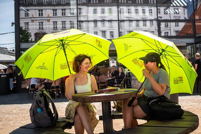 Private Walking Grand Tour of Copenhagen - Lur Blowers and the monument stop that breaks up the landmarks