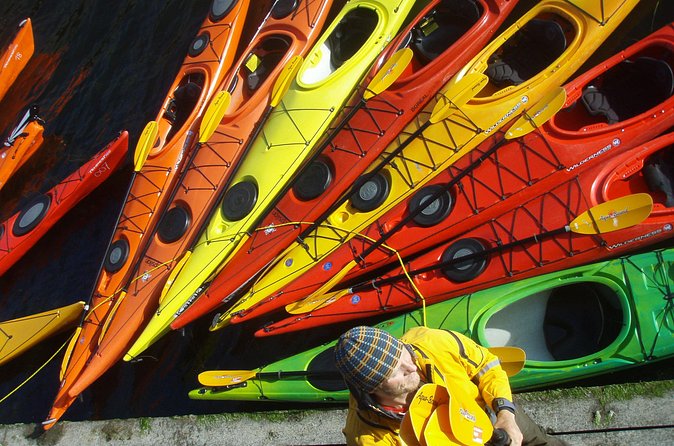 Rental Single Sea Kayak at Kalvebod Bolge - Price and value: $32.40 for a self-guided solo kayak session