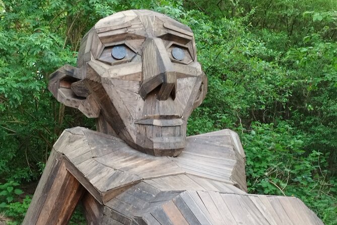 The Six Forgotten Giants Trolls Hunt with Minibus - Vallensbæk Mose for Little Tilde, The Lake View and the Trees Between You